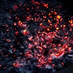 красота потухающего огня