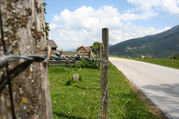 Wanderweg auf der Alm