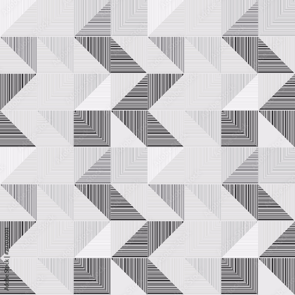 Poster abstract seamless pattern of lines. optical illusion of movement and overlapping elements of the pat