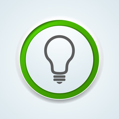 Light Bulb button illustration