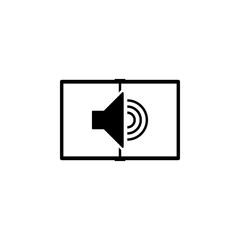 Isolated Audio book vector. Premium quality graphic design icon. Simple icon for websites, web design, mobile app, info graphics