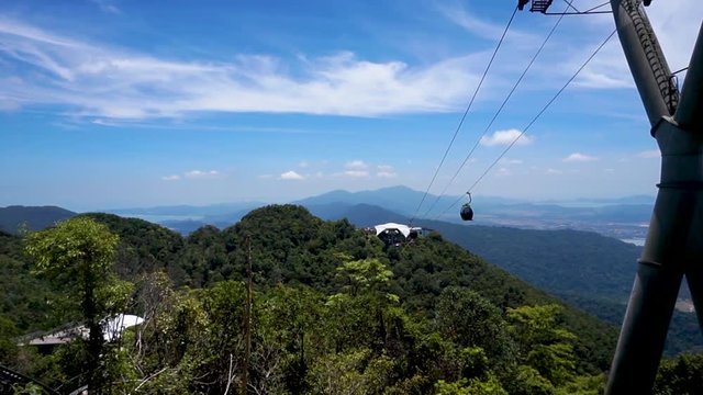 The Langkawi Cable Car, or SkyCab, Langkawi Island, Kedah Malaysia