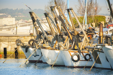 Fishing boats in Cattolica (Rimini)