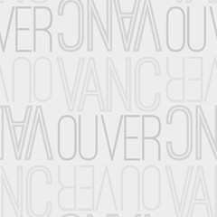 vancouver, canada seamless pattern