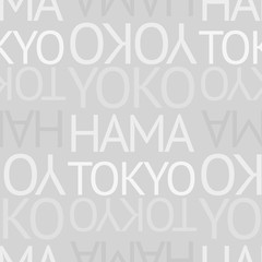 yokohama, tokyo japan seamless pattern