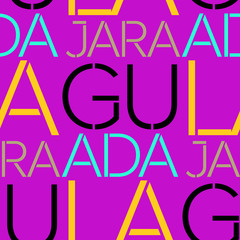 Guadalajara, mexico seamless pattern