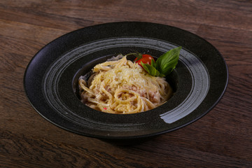 Italian pasta Carbonara