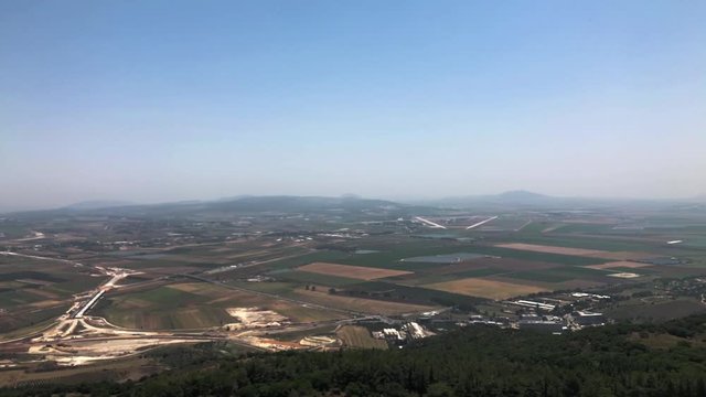 The Valley of Megido in Israel where Armageddon is supposed to take place.