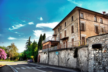 Fototapeta na wymiar Pozzolengo, palazzo storico.