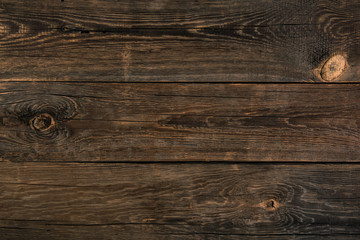 Obraz premium dark wood texture. background old dark panels.