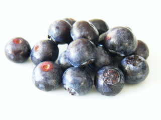 Close-up of fresh blueberries.