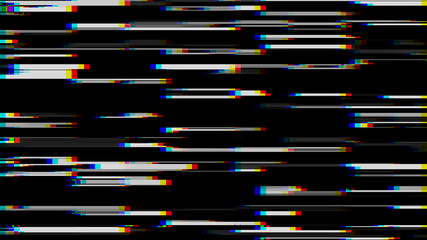 Glitch effect. Computer screen error. Error Video. Abstract Digital Pixel Noise. TV signal fail....