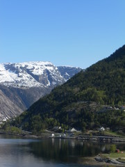 Naklejka na ściany i meble Eidfjord - Natur pur