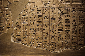 Naklejka premium Hieroglify