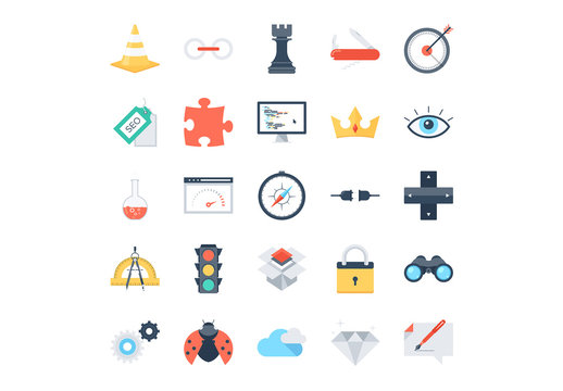 25 SEO and Web Icons