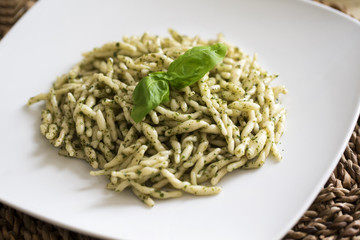 pasta and basilicum