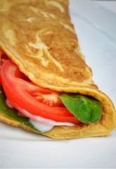 Healthy omlette with vegetables