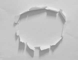 pieces of torn paper texture background, copy space.