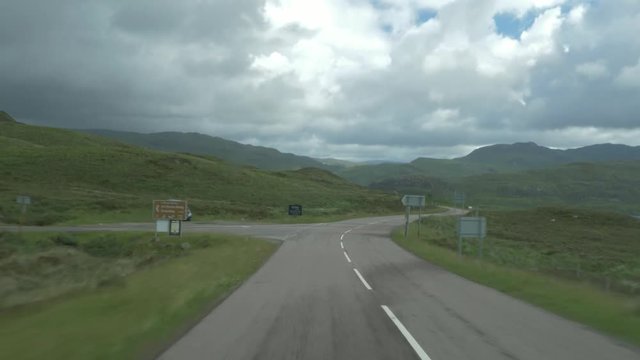 Drive Along Loch Assynt