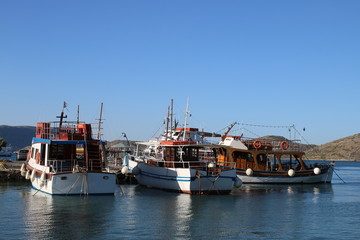 Naklejka premium Three Boats