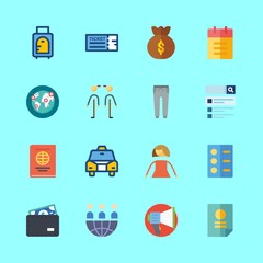 16 business icons set