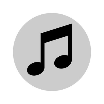 recommend clip art: Music note icon - Vector icon music note. Flat vector graphic isolated on white background. No. 2
