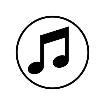 recommend clip art: Music note icon - Vector icon music note. Flat vector graphic isolated on white background. No. 3