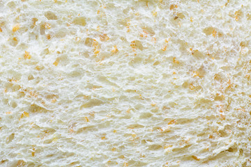 Top view macro  texture of whole wheat bread.