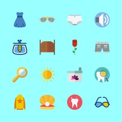 beauty icons set. up, banner, makeup and valentine graphic works