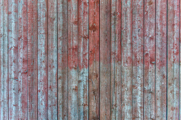 Fototapeta na wymiar old painted wood texture. red and blue color. 