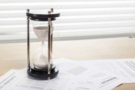 Sand Timer At The Office.