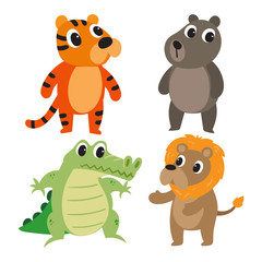 Fototapeta premium animals character vector design