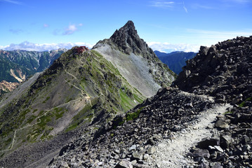大喰岳から見た槍ヶ岳