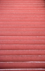 Red Painted wall in order background