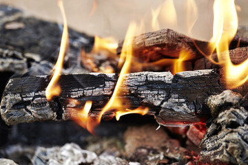 charcoal fire 
