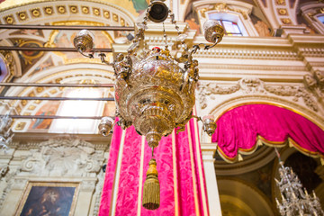 Magnificent Colourful Church Decorations and Ornaments on Gozo Island
