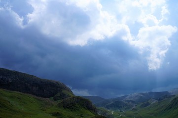 Naklejka premium Berge Panorama Alm