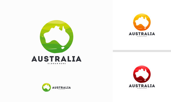 Abstract Circle Australia logo symbol, Australia Symbol icon