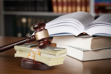 Collection of old books  on background