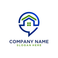 House chat logo design