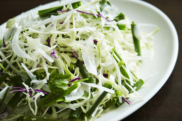 fresh green salad