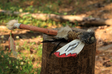 Tomahawk axe made of bone