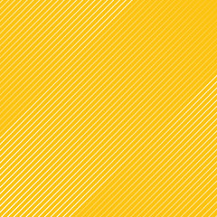Abstract white striped lines pattern Diagonally texture on yellow color background.