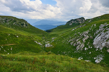 The Caucasus mountains in Russia