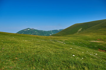 The Caucasus mountains in Russia