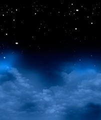 Naklejka na ściany i meble beautiful background of the night sky with stars