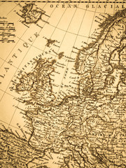 古地図　北ヨーロッパ