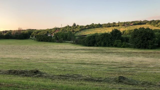Beautiful panorama at a Hungarian city.