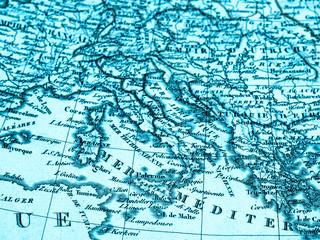 古地図　イタリア