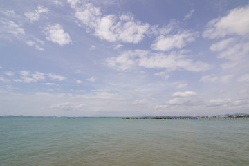 Beautiful sky and sea.